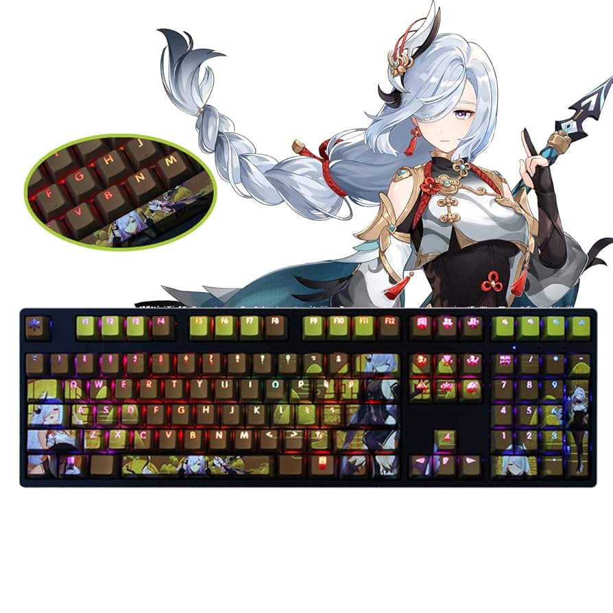 Amazon.co.jp: FANGKAI 原神 周辺 申鶴 しんかく アニメキー